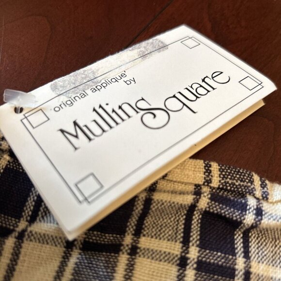 Vintage Angel Plaid Apron with‎ Pocket Kitchen Cooking Baking Hostess - Picture 10 of 11